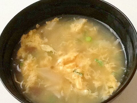 春雨のかき玉スープ